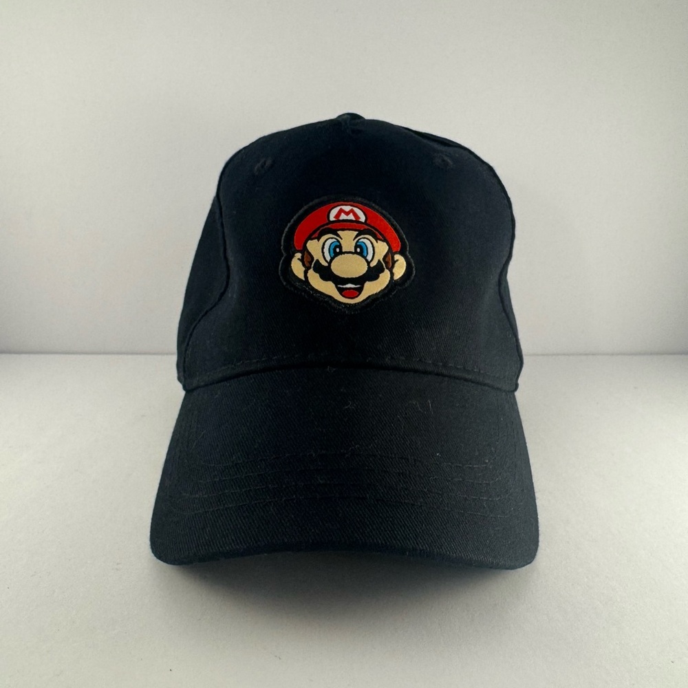Nintendo Super Mario Bros. Black Baseball Hat 2023  Snap‎ back OSFM
